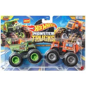 Hot Wheels Monster Trucks 1:64 İkili Araçlar - Gotta Dump Vs Will Trash İt All