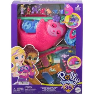 Polly Pocket Çanta Olabilen Micro Oyun Setleri - Tembel Hayvan Ailesi Çanta HRD40