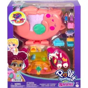 Polly Pocket Çanta Olabilen Micro Oyun Setleri - Sevimli Kedi Çanta