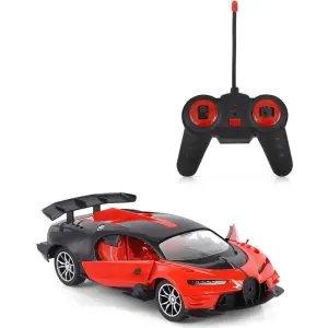 Uzaktan Kumandalı Kapıları Açılan Kırmızı Bugatti 1:16