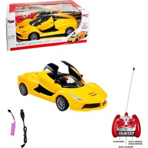 Uzaktan Kumandalı Kapıları Açılan Spor Araba 1:18