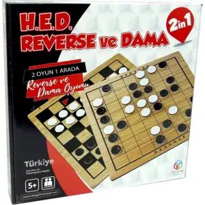 H.E.D. 2 İn 1 Reverse ve Dama Oyunu