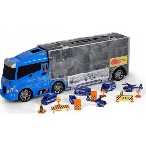 Taşıyıcı Tır ve Polis Araçları Oyun Seti