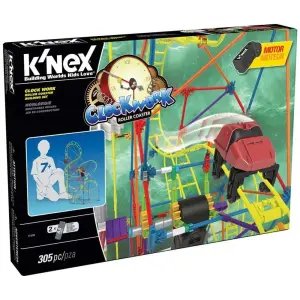 K'nex Clock Work Roller Coaster Set Motorlu