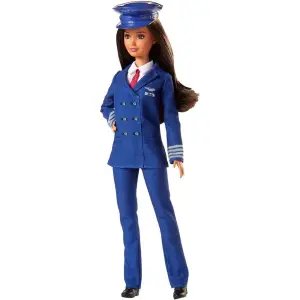 Barbie Kariyer Bebekleri Pilot FJB10