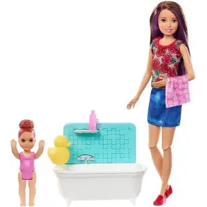 Barbie Bebek Bakıcılığı Oyun Seti FXH05