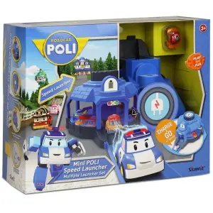 Robocar Poli Çoklu Fırlatıcılı Yol Seti
