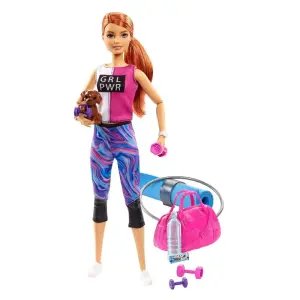 Barbie Spa Günü Bebekleri Kızıl GJG57