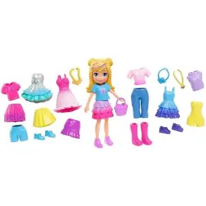 Polly Pocket Neşeli Gökkuşağı Kıyafet Seti