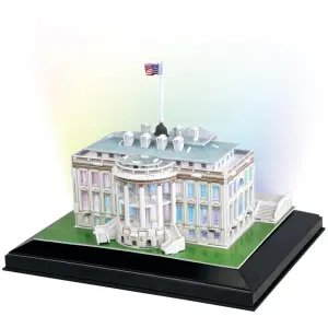 Cubic Fun 3D Beyaz Saray The White House Led Işıklı